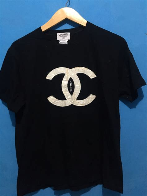 chanel t shirt buy online|chanel tee shirts vintage.